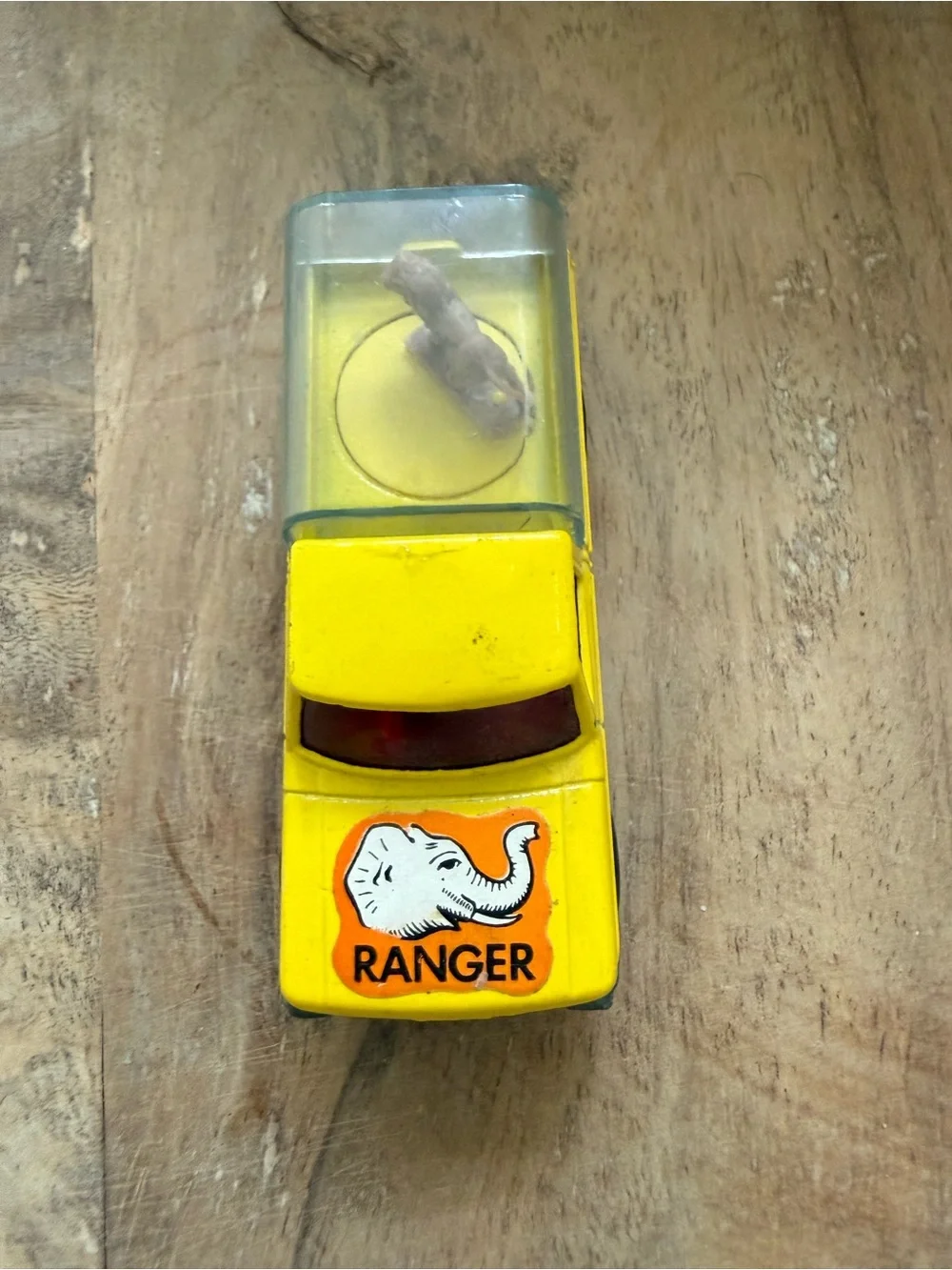 Vintage Matchbox Wildlife Truck Yellow Rolamatics Die-Cast Car Collectible